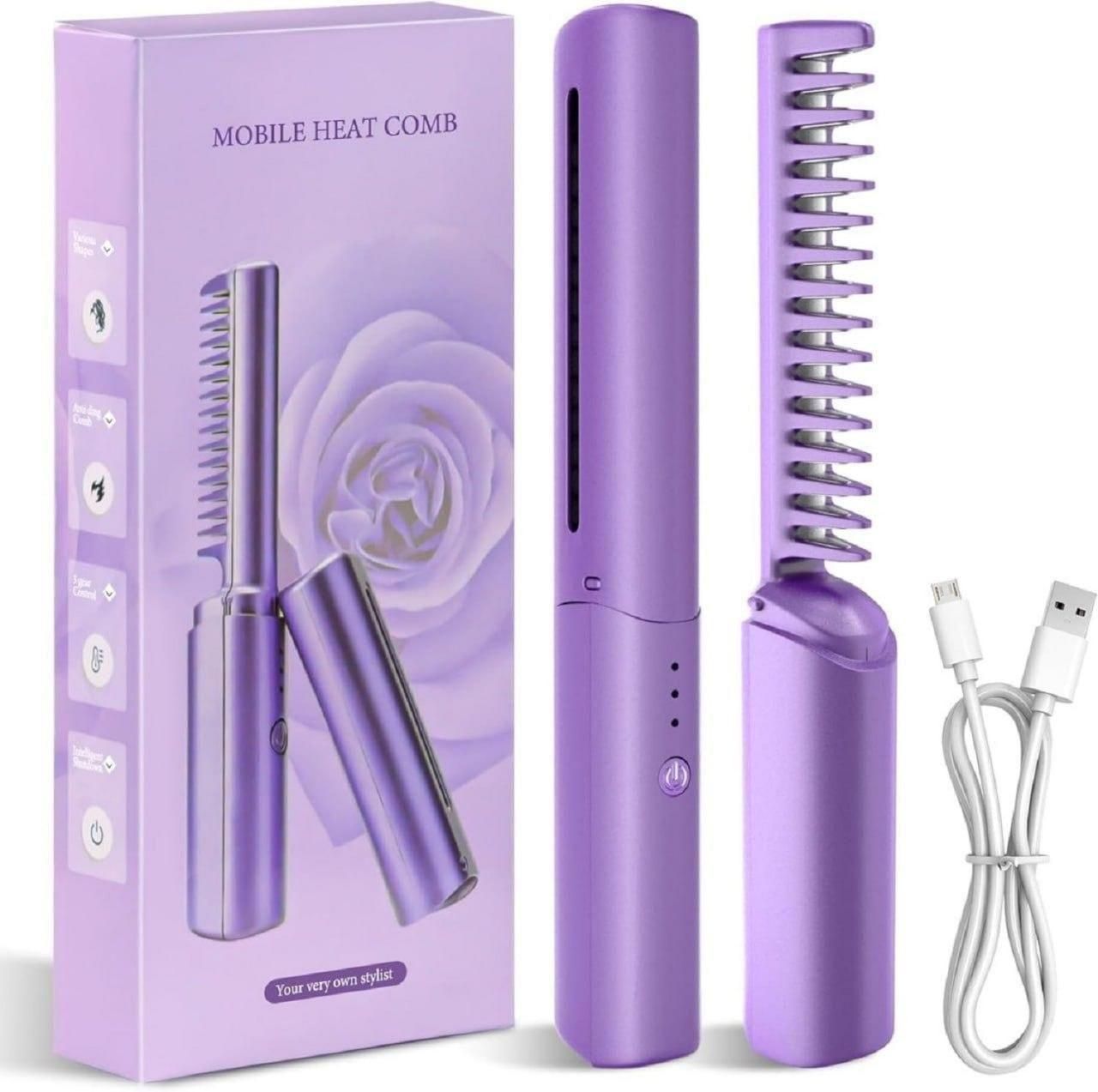 MeneFlix Portable Hair Straightener Hot Comb